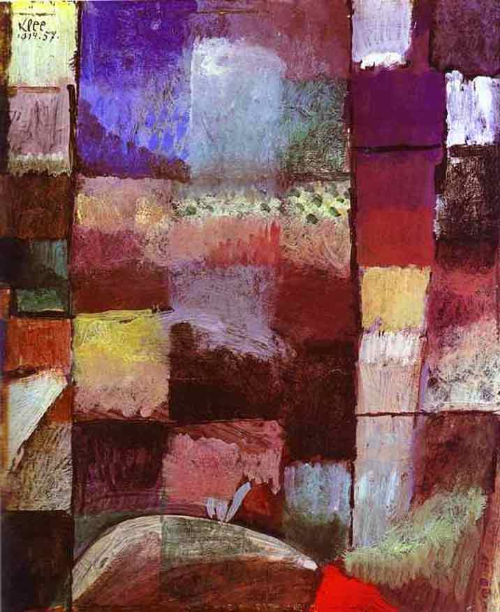 On a Motif from Hamamet painting - Paul Klee On a Motif from Hamamet art painting